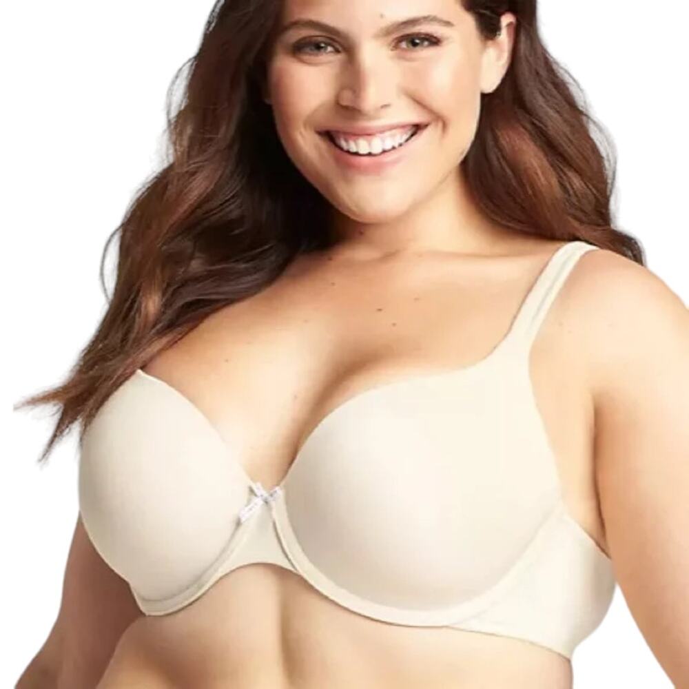 Cacique Cotton Lightly Lined Underwire Full Coverage T-Shirt Bra Size 44F